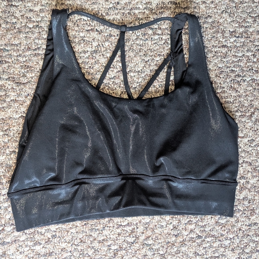 Crowned Athletics Onyx Sports Bra, Size XL